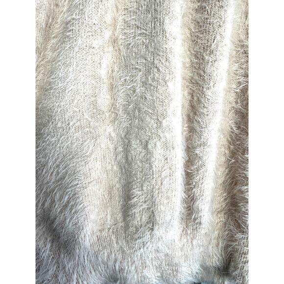 Lost + Wander Blush Pink Fuzzy Knit Sweater XS/S Soft Cozy Pullover - Picture 3 of 7